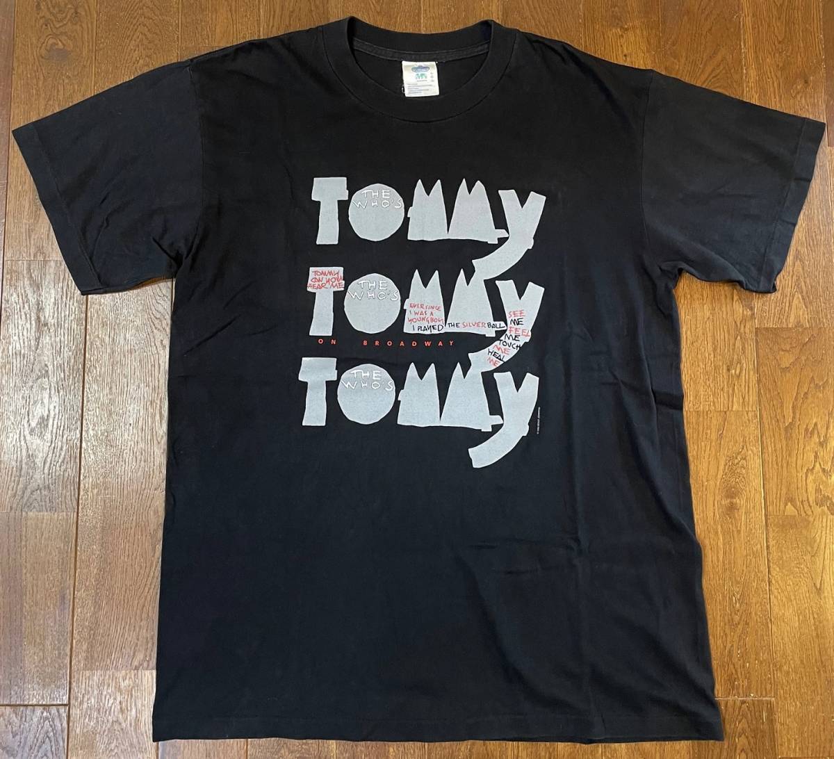 90s The Who ザ フー TOMMY バンドTシャツ L ブラック USA製 ヴィンテージ バンT_画像1