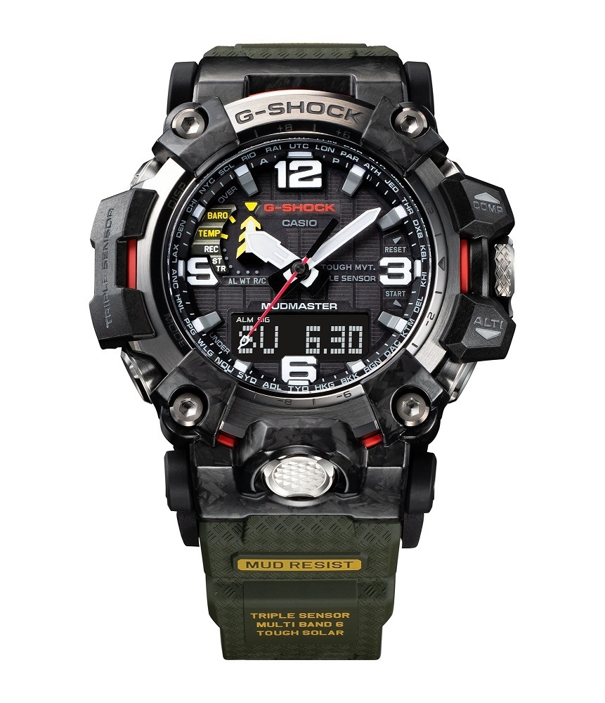 カシオCASIO Gショック ジーショック G-SHOCK マッドマスター タフソーラー GWG-2000-1A3JF【国内正規品】_画像2