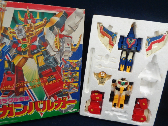 ☆極美品☆ tomy トミー ミラクル合体 ガンバルガー 元気爆発-