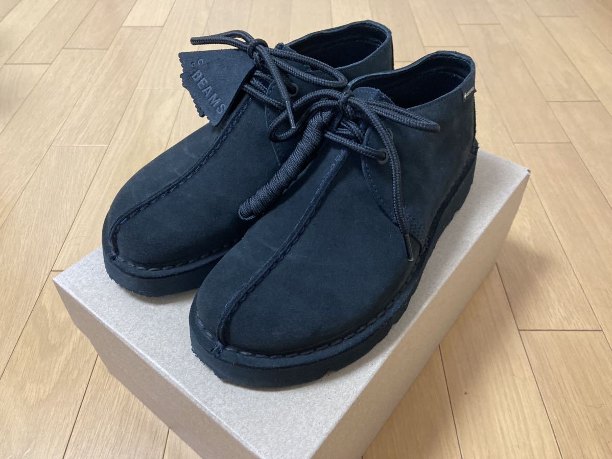 未使用 Clarks × BEAMS / 別注 Desert Trek GORE-TEX(R)DARK NAVY