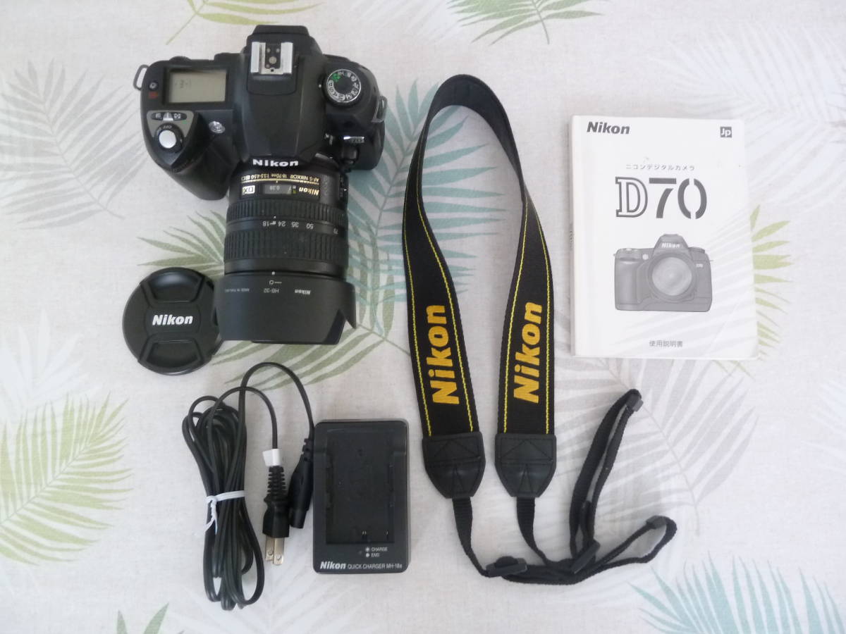 ニコン Nikon D70 レンズキット、AF-S DX Zoom-NIKKOR 18-70mm F3.5-4.5G IF-ED_画像2