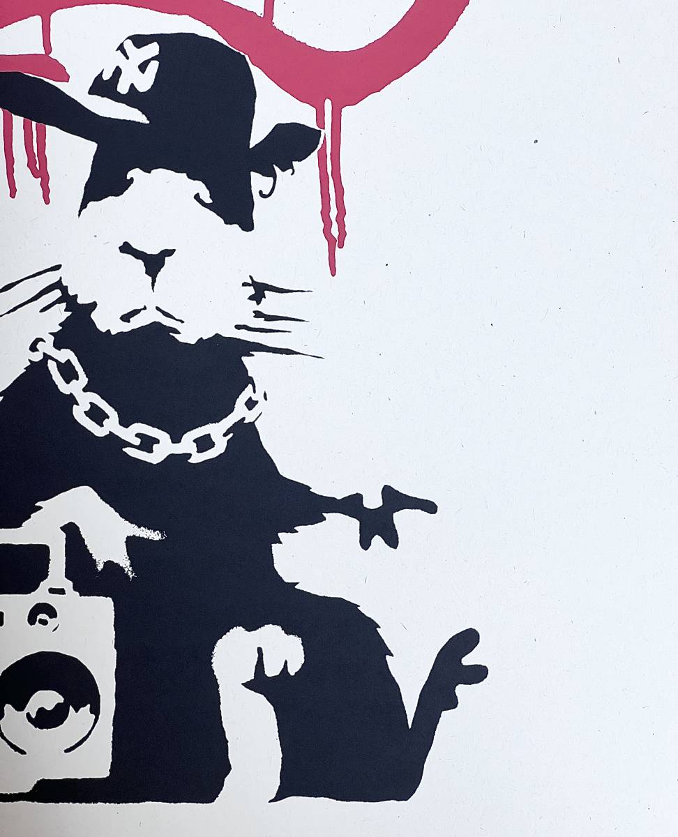 真作 返金保証付き】WCP バンクシー GANGSTA RAT リプロダクション