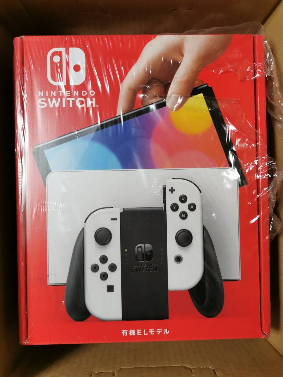 送料無料】Nintendo Switch(有機ELモデル) Joy-Con(L)/(R) ホワイト