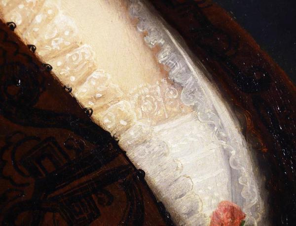 真作】【WISH】ルーヴル美術館収蔵画家 Claude-Marie Dubufe 油彩 約25