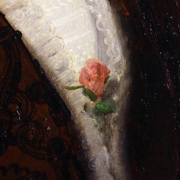 真作】【WISH】ルーヴル美術館収蔵画家 Claude-Marie Dubufe 油彩 約25