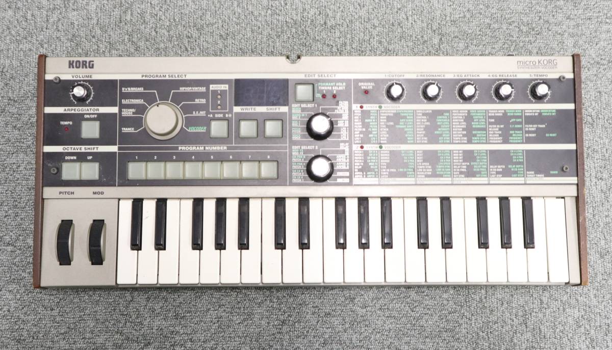 ☆KORG コルグ micro KORG マイクロ コルグ アナログ シンセサイザー