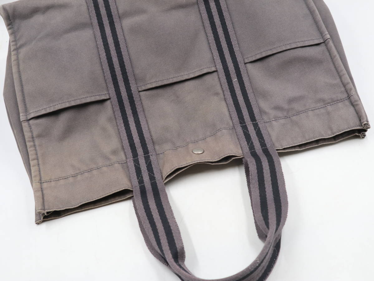 ☆HERMES エルメス フールトゥGM キャンバス シルバー金具