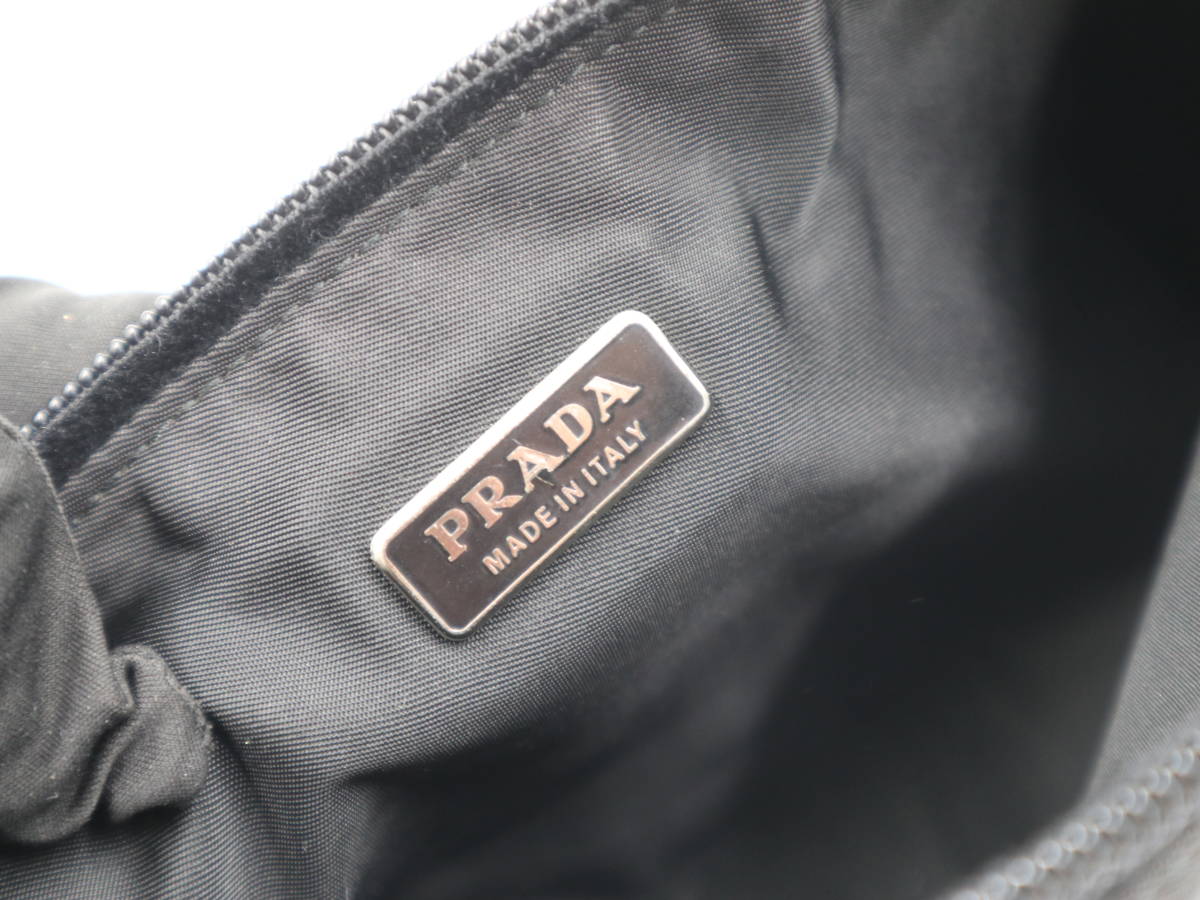 ☆PRADA プラダ アクセサリーポーチ ミニハンドバッグ テスート