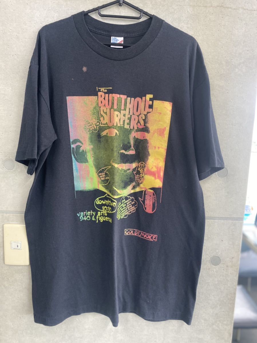 90'S 当時物　BUTTHOLE SURFERS Tシャツ　ヴィンテージ　サイズXL バンドTシャツ　USA製　シングルステッチ　_画像1