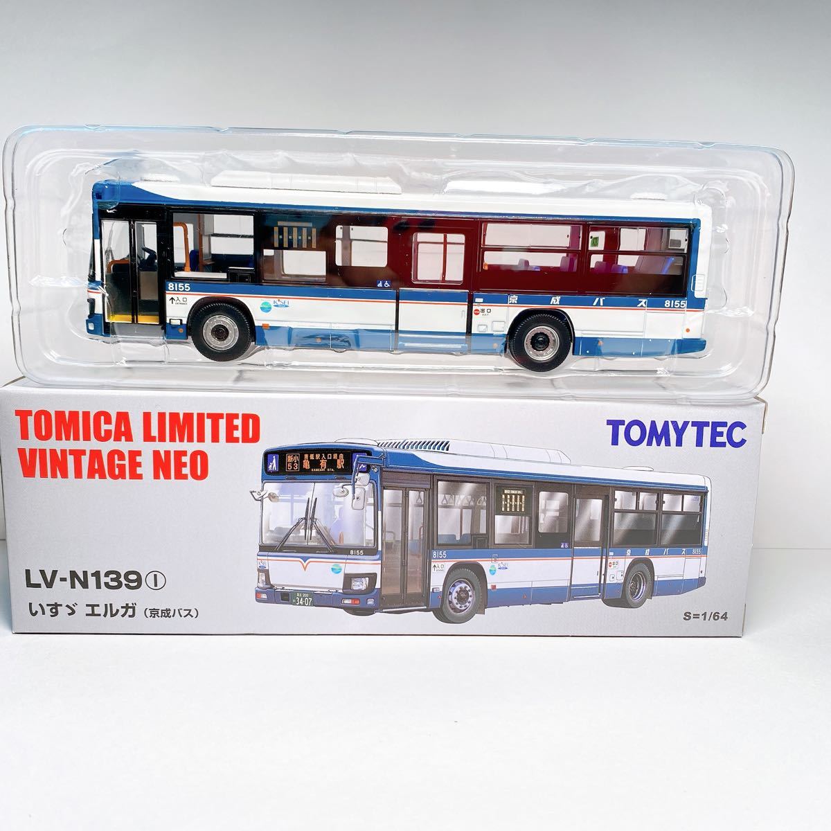 トミカリミテッドヴィンテージネオ いすゞエルガ(京成バス)LV-N139I