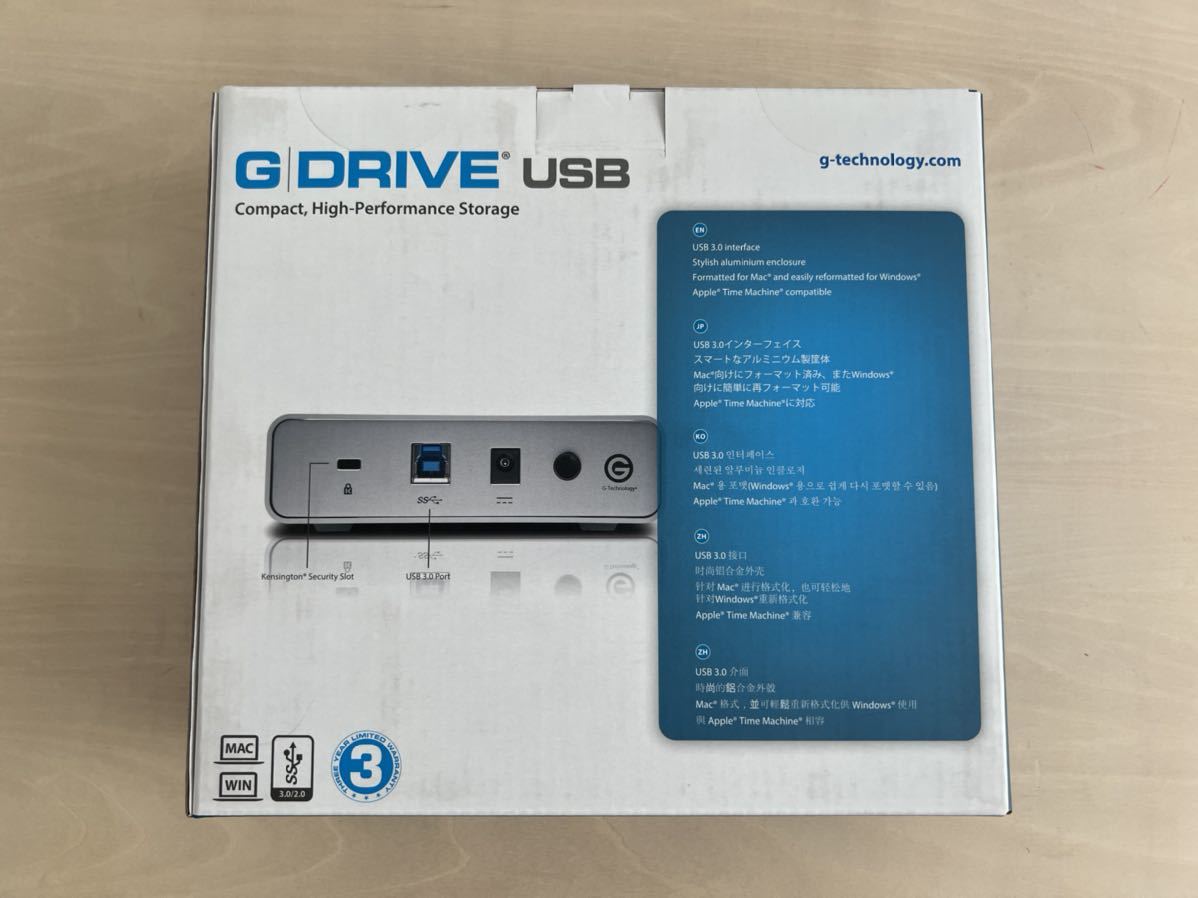 新品未開封 G-Technology G-Drive USB G1 外付けHDD 14TB MAC対応 0G10512 - 1