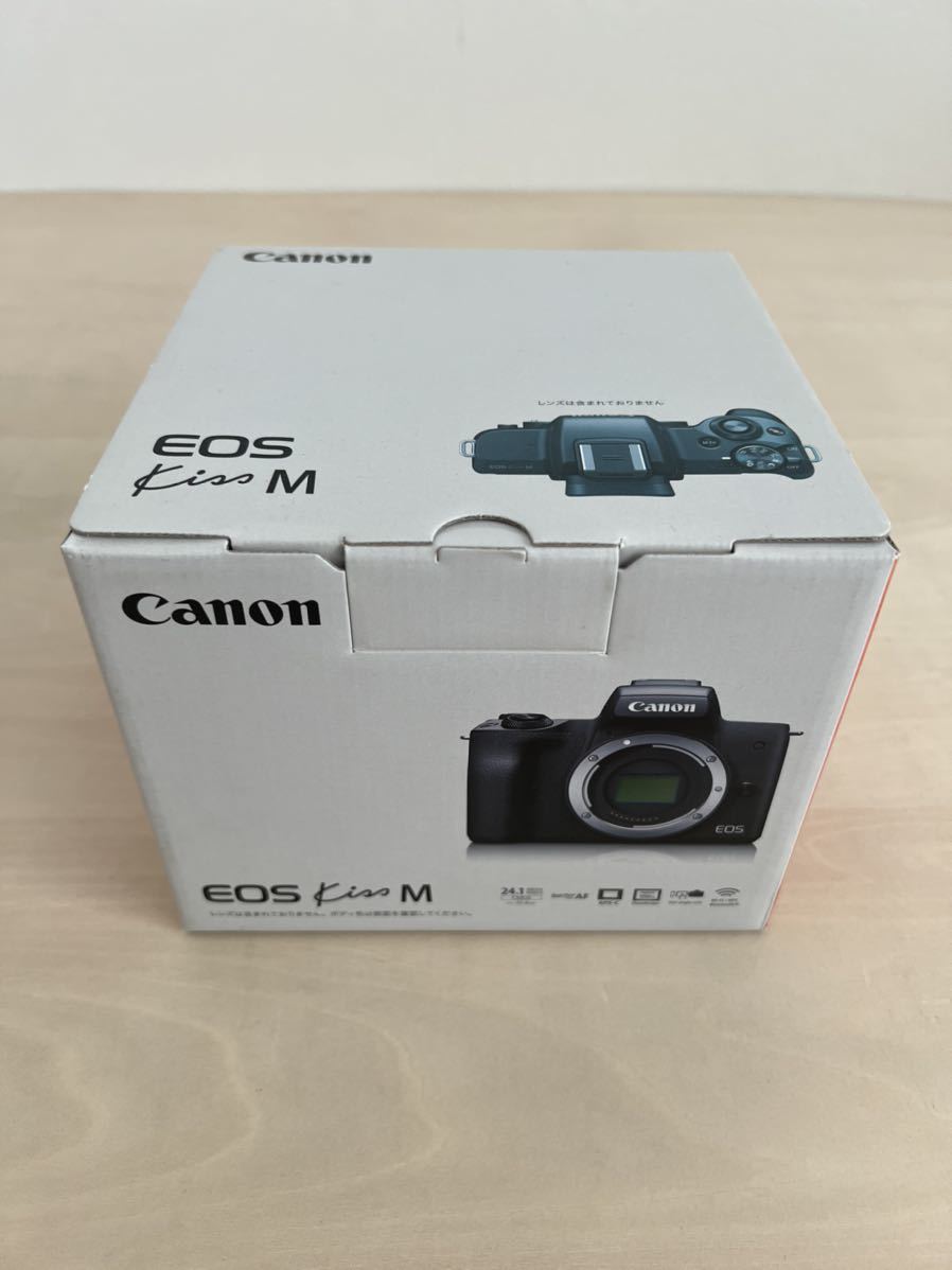 新品 CANON EOS Kiss M ボディ ホワイト ミラーレス一眼カメラ