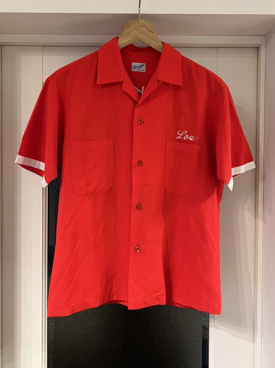 Yahoo!オークション - 50s Hamaya スーベニアボーリングシャツ Yahoo!オークション - 50s Hamaya スーベニアボーリングシャツ