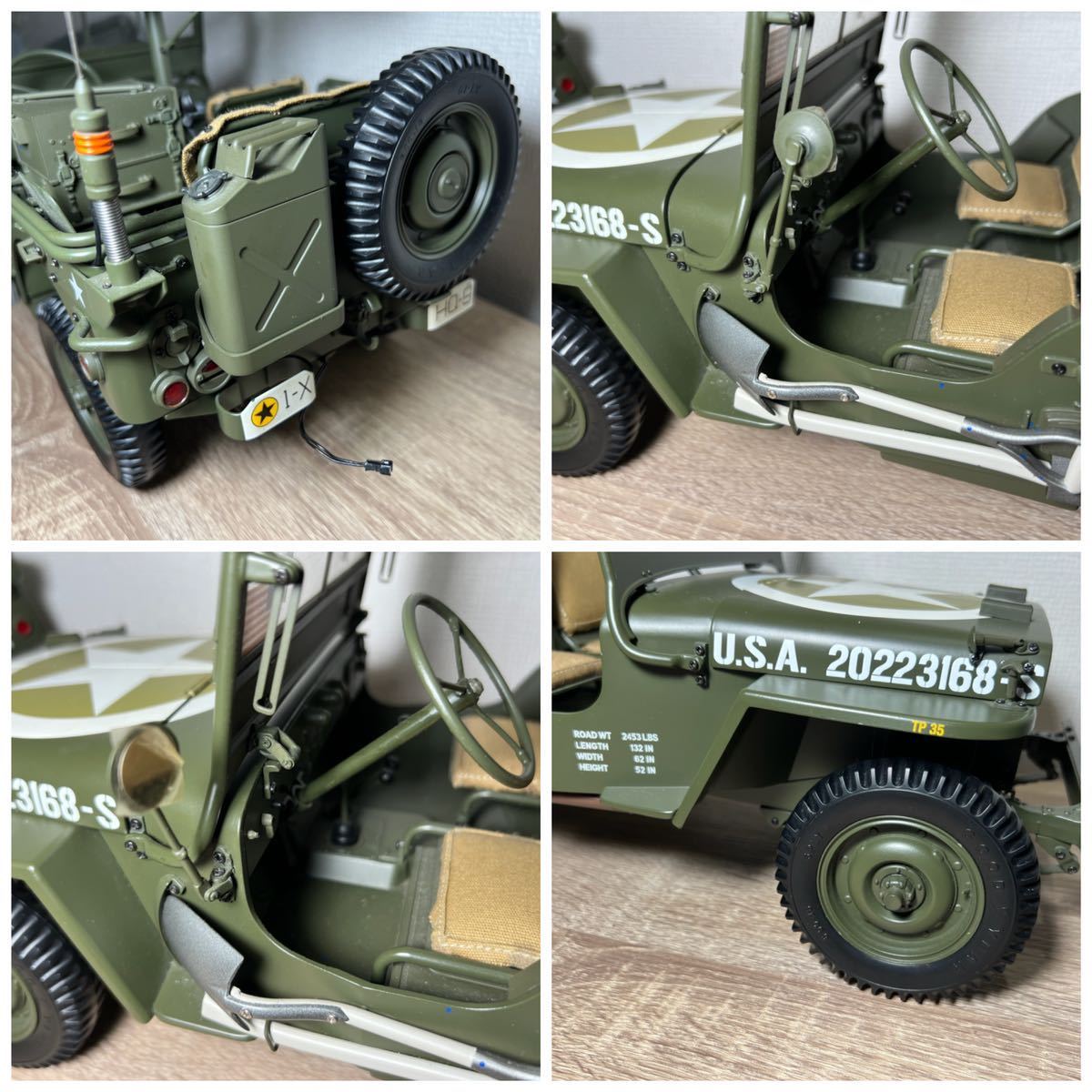 アシェット 1/8 Willys MB Jeep 「 週刊 ウイリス MB ジープ を アシェット 1/8 Willys MB Jeep 「 週刊 ウイリス MB ジープ を
