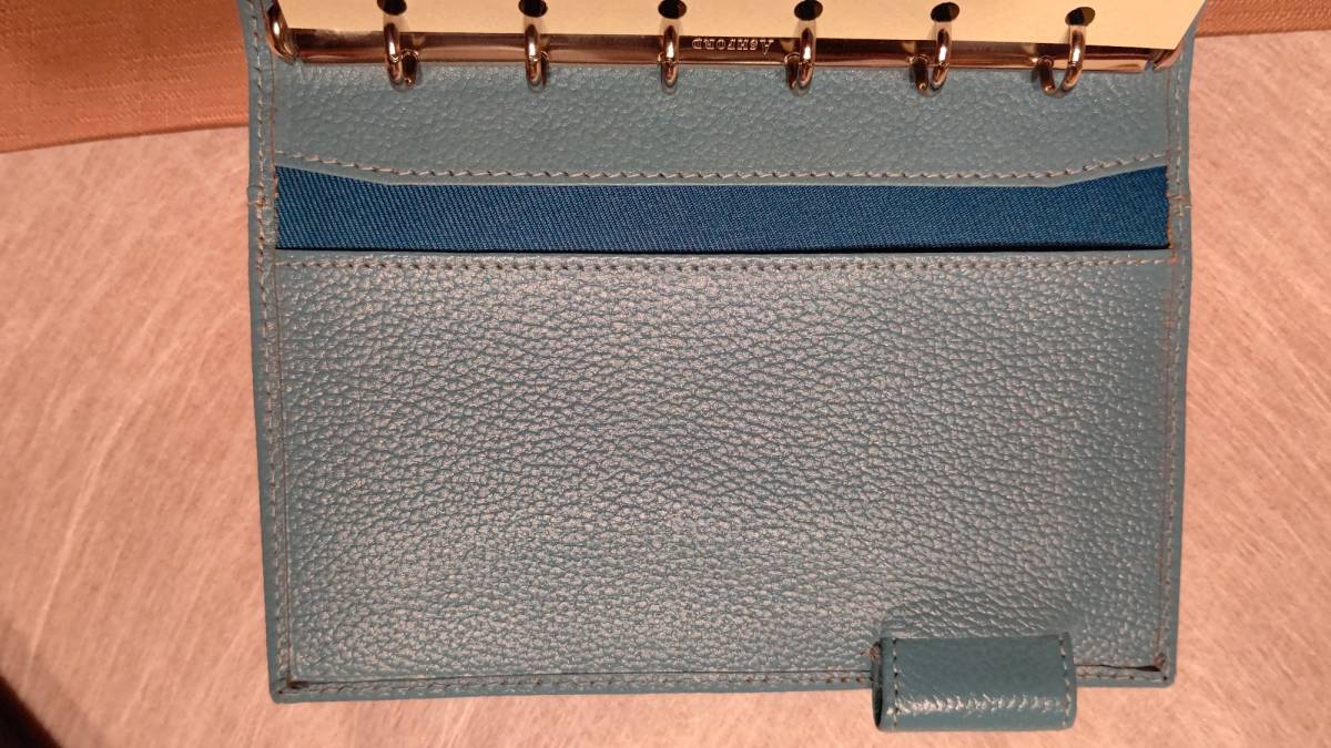 未使用】ASHFORD システム手帳カバー19mm クロコダイル革 セベク 手帳