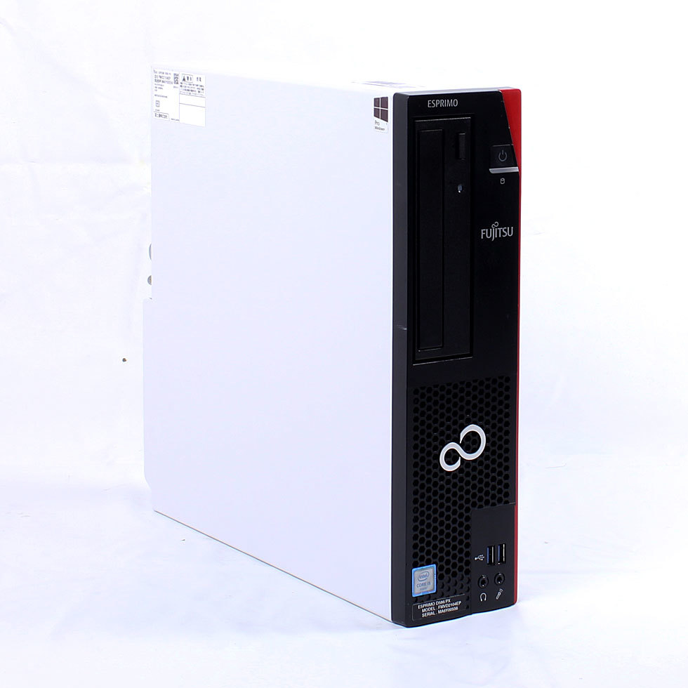 美品！5台在庫！富士通D586　第六世代Corei5-6500・8GB・新品爆速SSD512GB・Win10・DVD・OFFICE2019・無線LAN・キーボード・マウス　P9143
