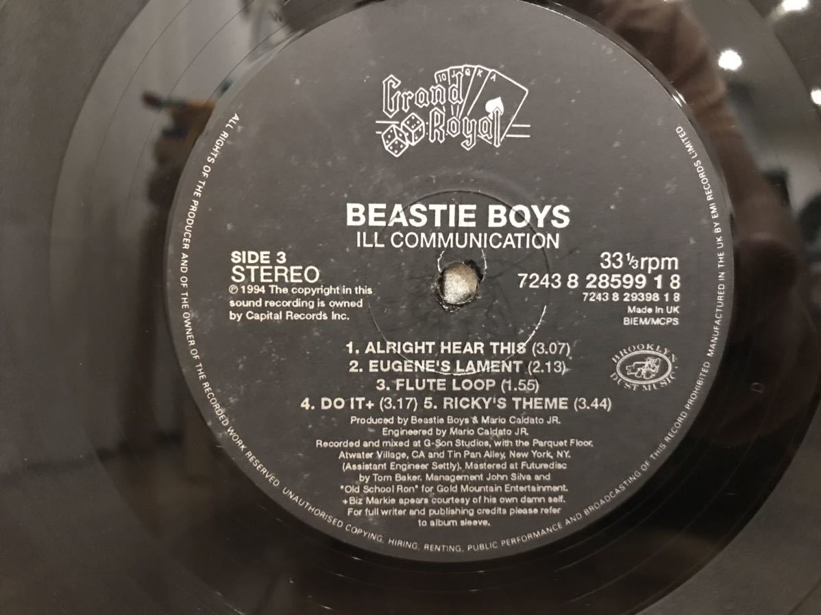 2LP Beastie Boys - ILL Communication / Capitol Records C1 7243 8 28599 1 8 ビースティ・ボーイズ vinyl アナログ レコード uk_画像6