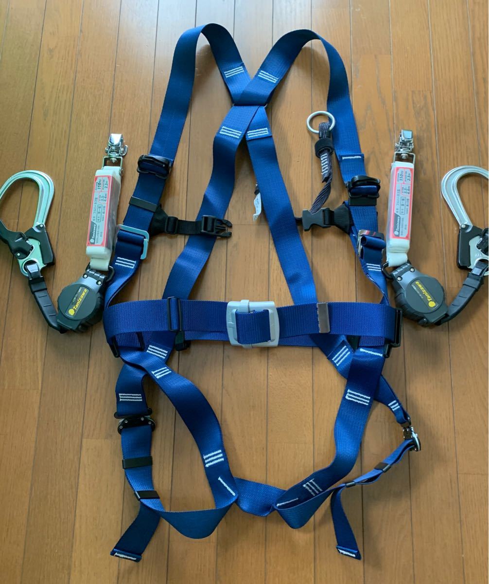 谷沢タニザワ 新規格フルハーネス フリーサイズ 着脱式ダブル巻取
