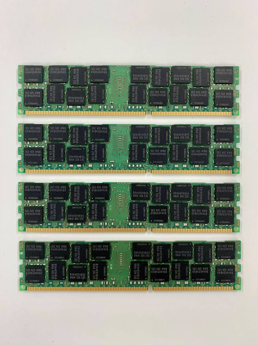 サーバー用メモリ 16GB PC3L-12800R 2R×4 SAMSUNG製 4枚 （16GB×4枚