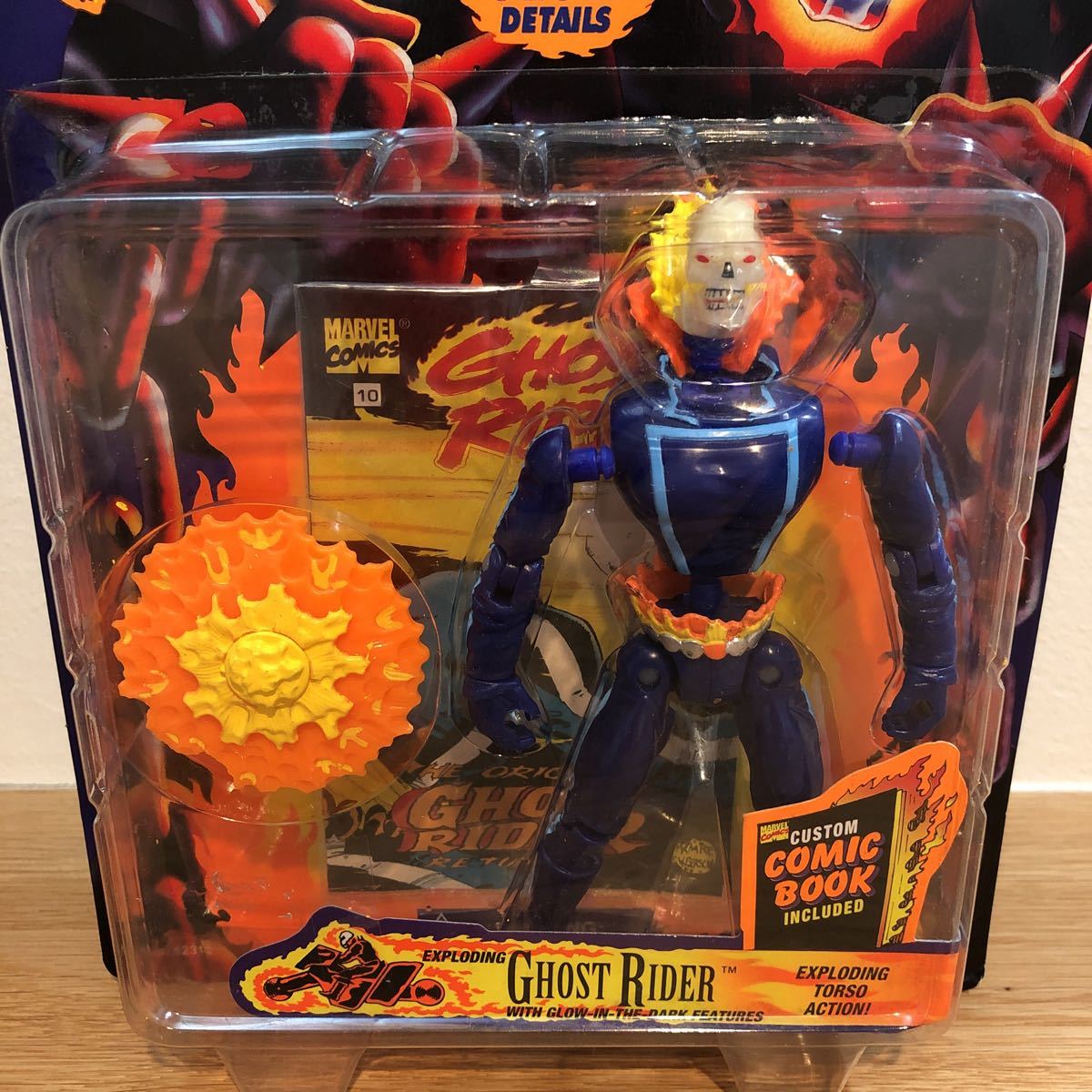 MARVEL/ GHOSTRIDER ゴーストライダー【GHOSTRIDER】アクションフィギュア　フィギュア　トイビズ TOYBIZ 1996年_画像2