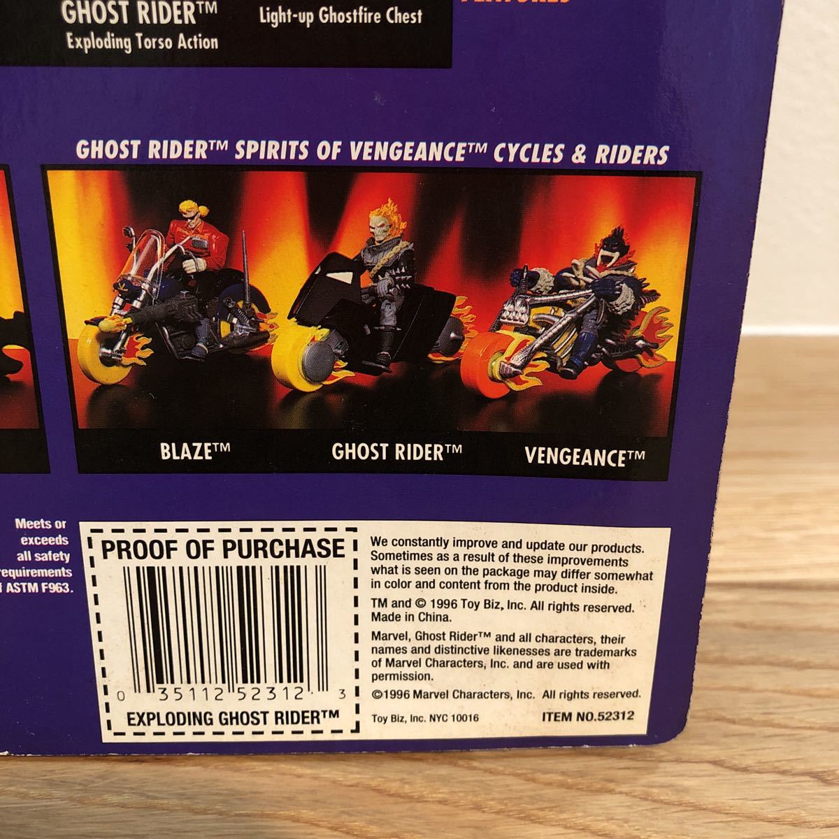 MARVEL/ GHOSTRIDER ゴーストライダー【GHOSTRIDER】アクションフィギュア　フィギュア　トイビズ TOYBIZ 1996年_画像4