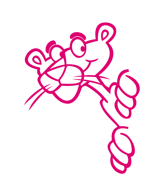 送料無料 ピンクパンサー ステッカー Pinkpanther 店