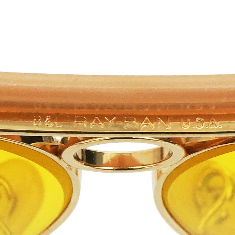1 иен V прекрасный товар RAYBAN RayBan солнцезащитные очки Teardrop boshu ром линзы kali хром желтое золото V