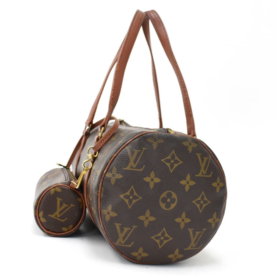 1円 ◆定価11万 美品 LOUIS VUITTON ルイヴィトン ハンドバッグ ショルダー パピヨン30 M51385 モノグラム キャンバス ブラウン◆Cipo_画像2