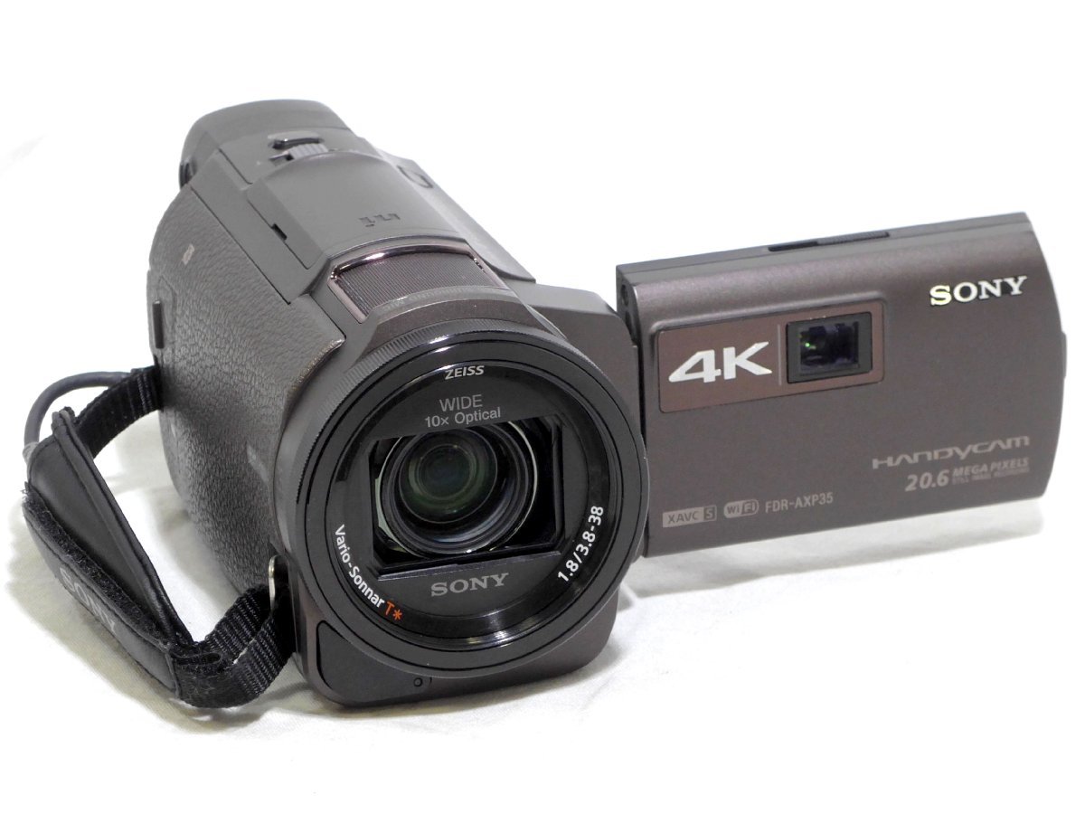 驚きの値段】 イーマートSONY 4Kビデオカメラ Handycam FDR-AXP35