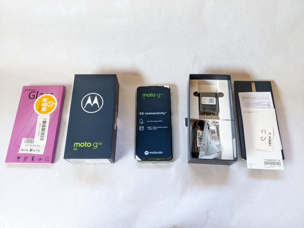 オンラインストア割引 MOTOROLA moto g50 5G メテオグレイ 128GB SIM