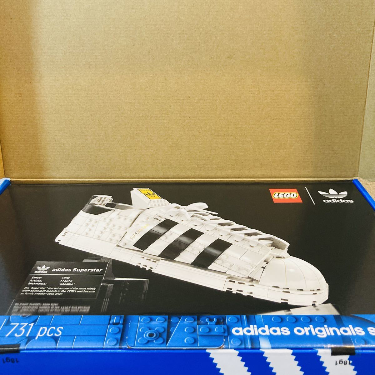 新品未開封未開封 2個セット + ミニフィグ レゴ アディダス オリジナル