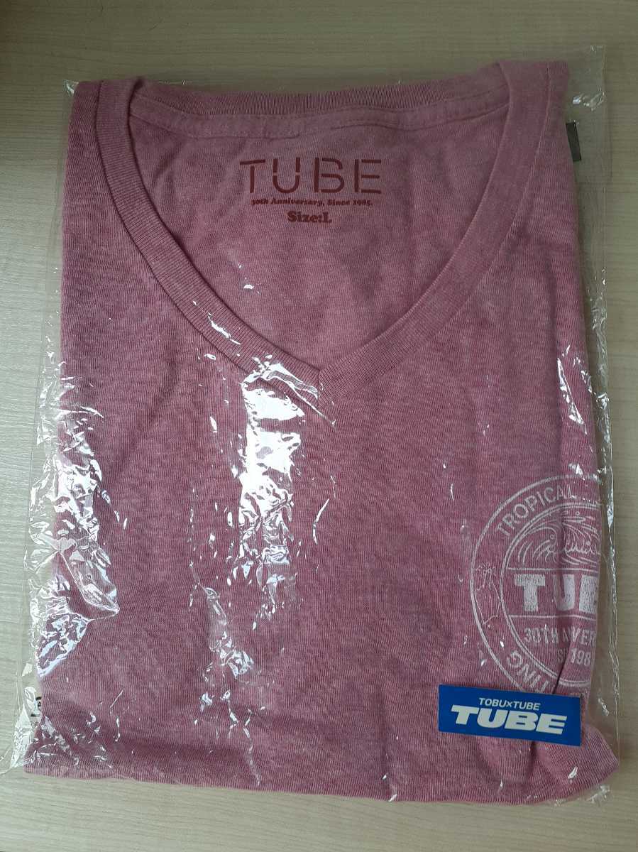 TUBEグッズ TUBE百貨店 30周年 TOBUxTUBEコラボ企画 Tシャツ Lサイズ 未使用 コレクション 企画物 グッズ_画像1