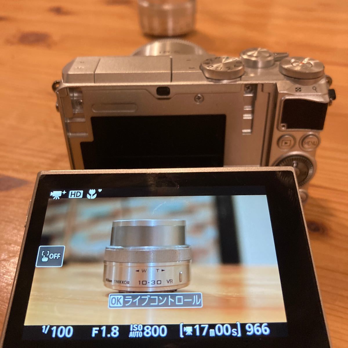 ニコンNikon1 J5 ダブルレンズ完全セット 単焦点&標準ズーム Wi-Fi S