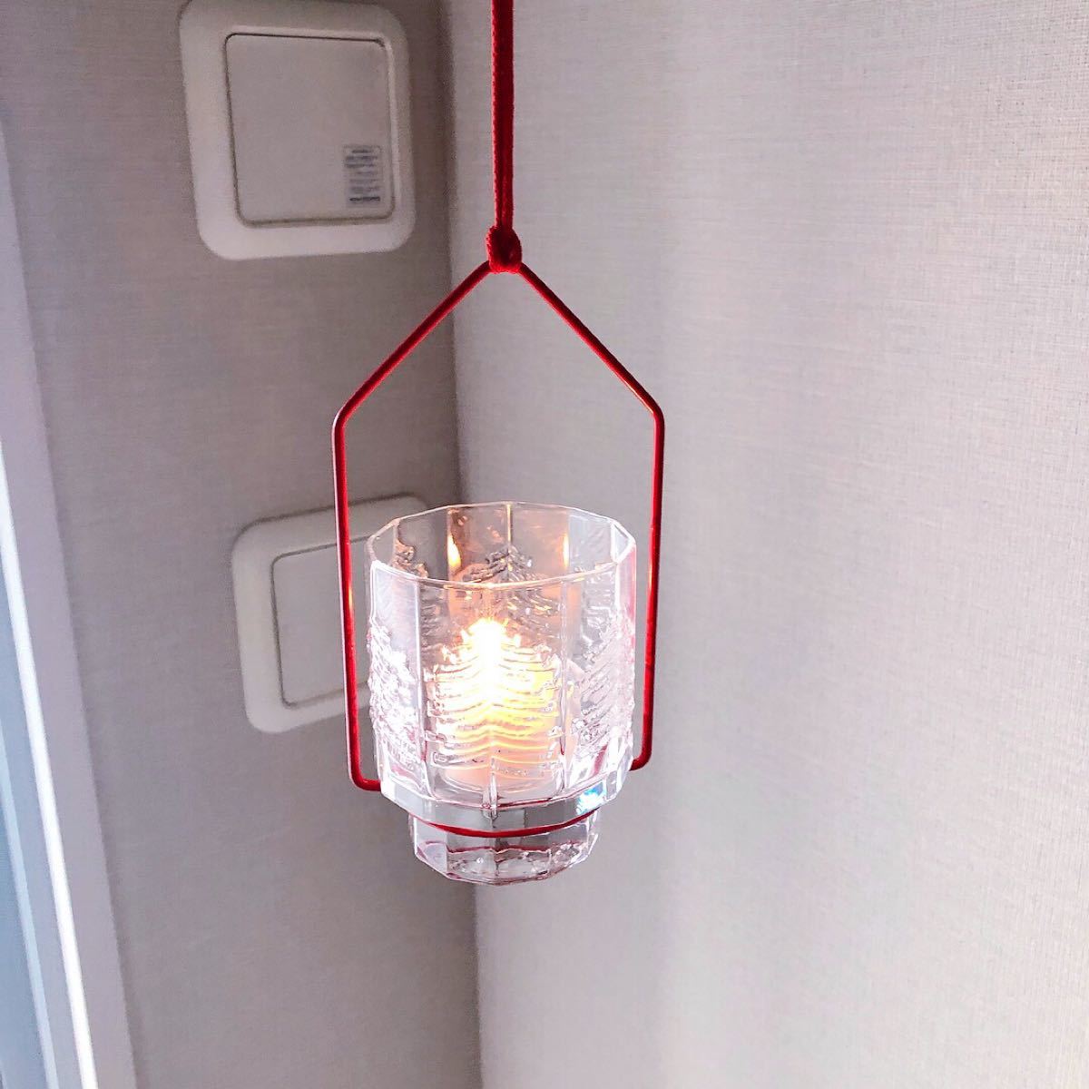 超希少】iittala(イッタラ) kuusi(クーシ) 吊り下げ式キャンドル