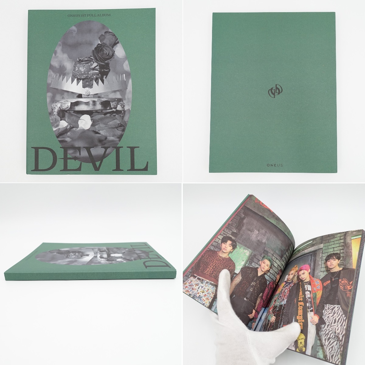 ONEUS ワナス/1st full album DEVIL/GREEN ver. PHOTO BOOK フォトブック/ヨントン トレカ カード/KEONHEE コンヒ/6337_画像2