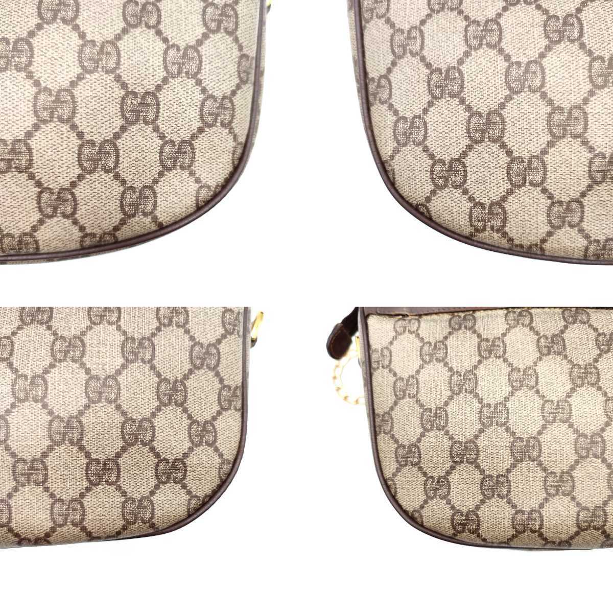 1円~GUCCI グッチ オールドグッチ ショルダーバッグ PVC レザー GG柄
