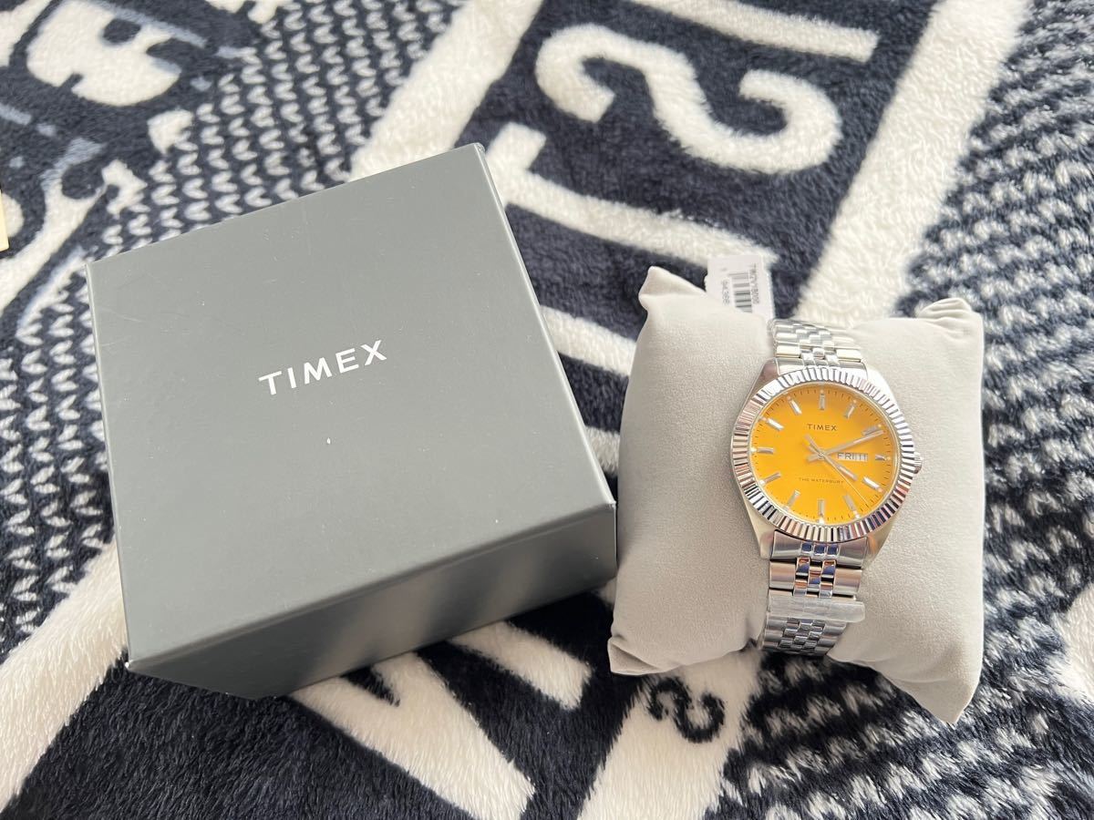 新品未使用TIMEX タイメックス腕時計　TW2V18000 イエロー　箱付き
