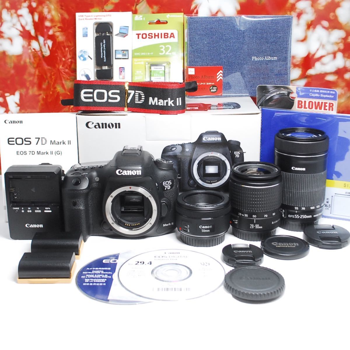 人気の店 【即購入不可】Canon EOS 7D MARK2(G) ボディ＋レンズセット デジタルカメラ