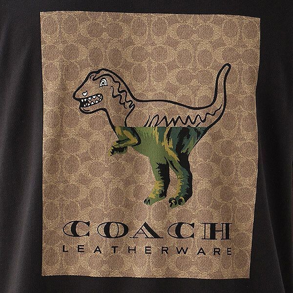 COACH 3848】コーチ 百貨店商品 トップス 半袖Tシャツ シグネチャー