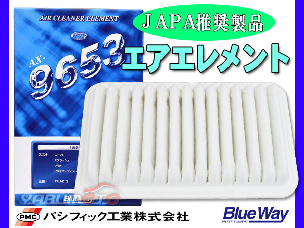 スプラッシュ XB32S エアエレメント エアー フィルター クリーナー パシフィック工業 BlueWay_画像1