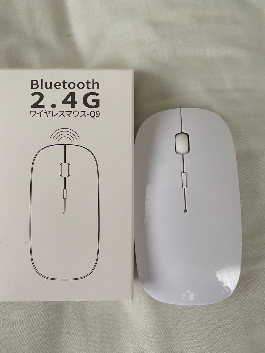 ワイヤレスマウス Bluetooth 5.0 マウス 超薄型 静音 充電式 省エネルギー 2.4GHz 3DPIモード