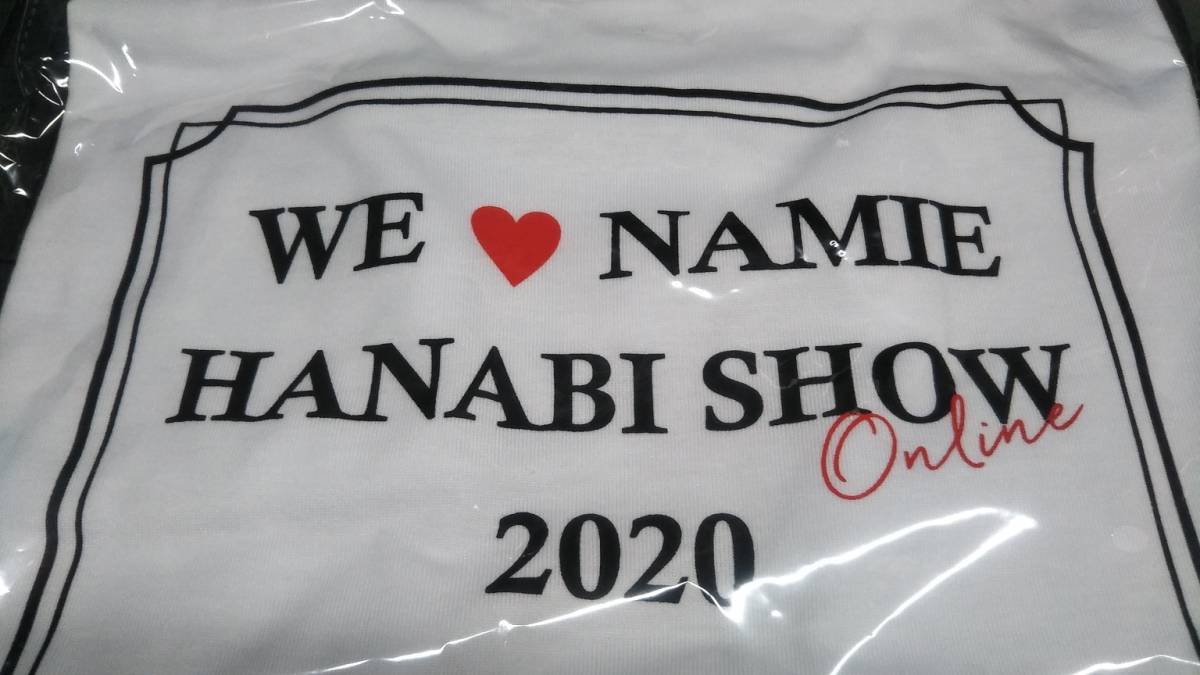 『送料無料』新品未開封　安室奈美恵　We　Love　namie HANABI SHOW 沖縄2020 オリジナルTシャツ　フリーサイズ_画像2