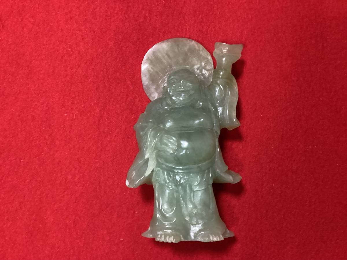 ◇0293◇ 中国美術 <布袋像> 天然石/自然石/彫刻/鑑賞石◇招福