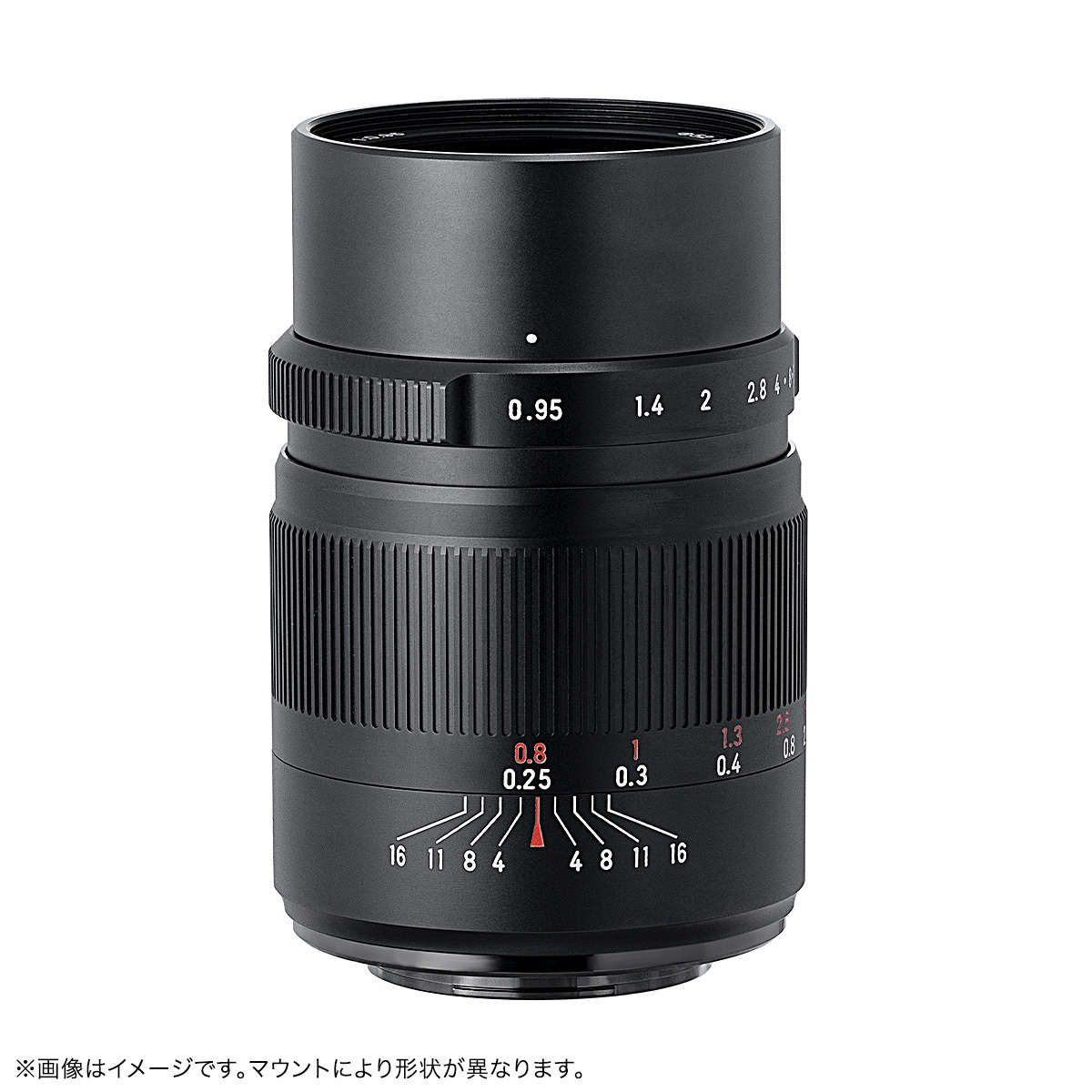 七工匠 7Artisans 25mm F0.95 ED 単焦点レンズ (ソニーEマウント) APS-C (ブラック)_画像3