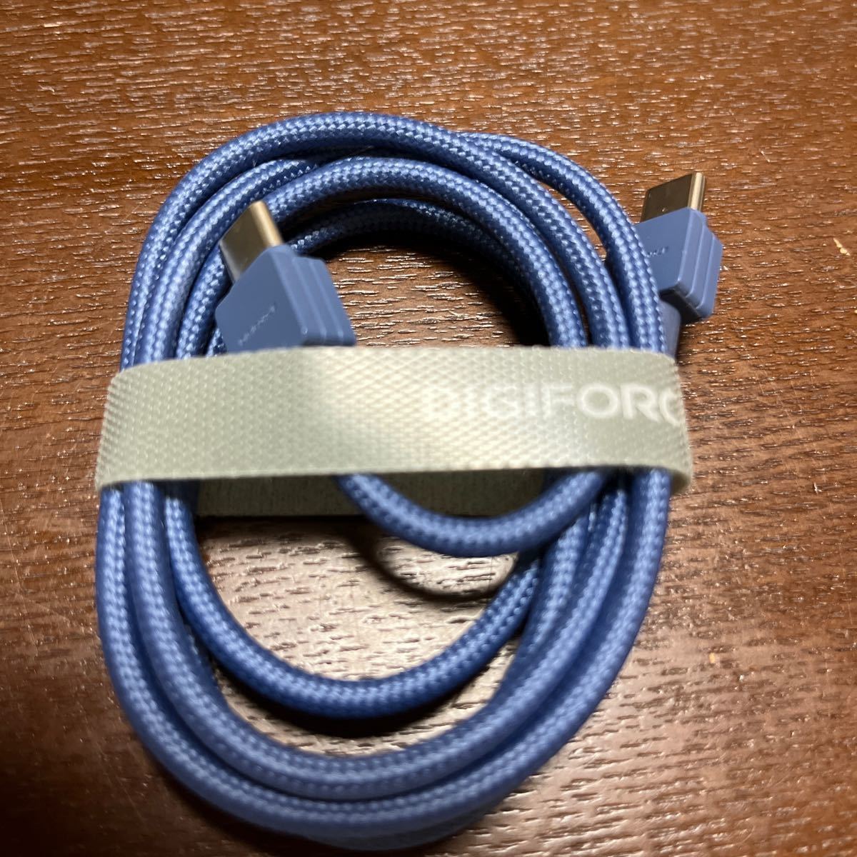 DIGIFORCE USB-C to usb-c ケーブル Type C PD対応ケーブル 100W （1m/ブルー）