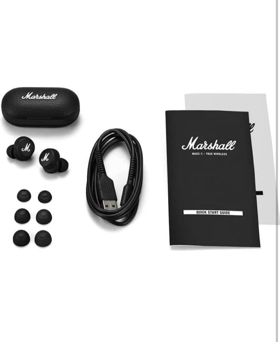 新品未開封 Marshall Mode Ⅱ aptブラック 完全ワイヤレスイヤホン
