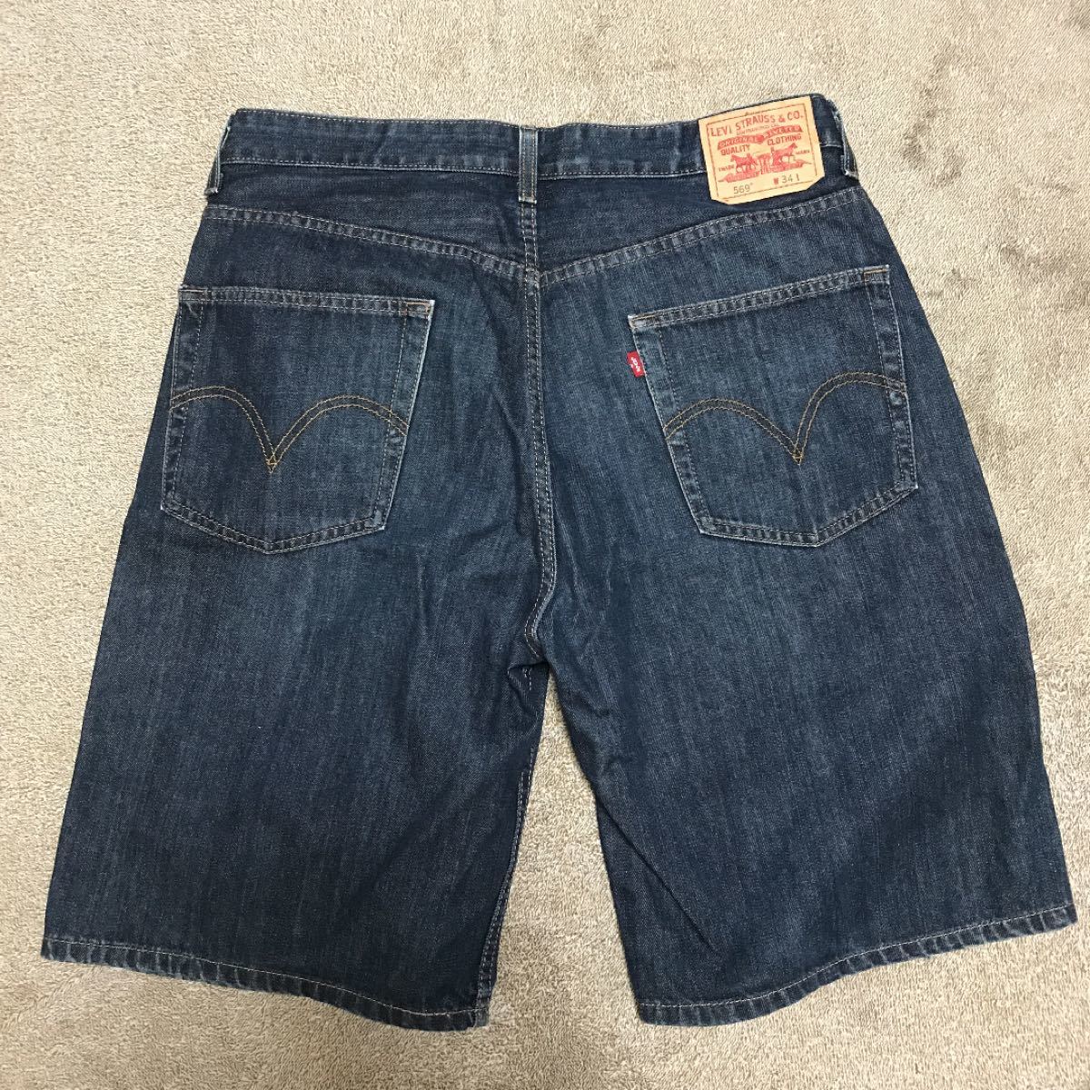 Levi's 569 Loose Straight Fit ショーツ (34 / BLUE) デニムハーフパンツ