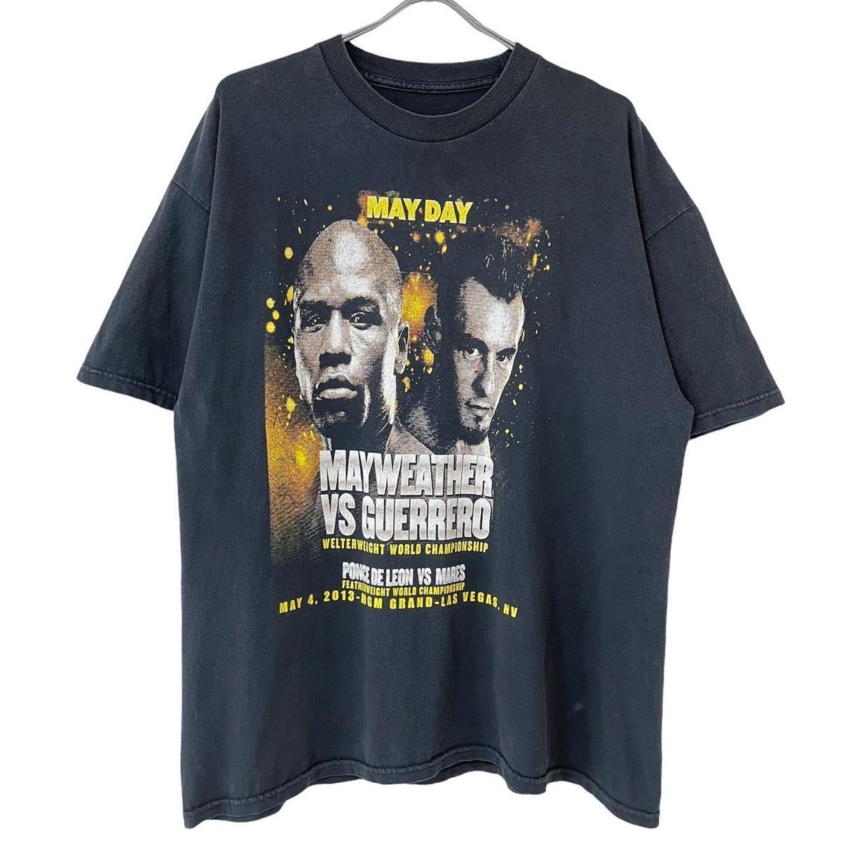 □激レア□00s MAYWEATHER vs GUERRERO ボクシング 格闘技 Tシャツ L