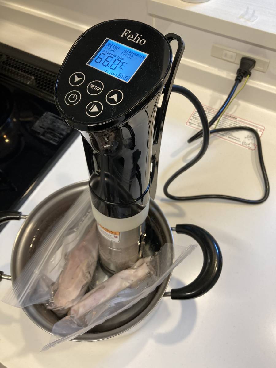 低温加熱調理器 F9575 Felio SOUS VIDE COOKING ( フェリオ スー 低温加熱調理器 F9575 Felio SOUS VIDE COOKING ( フェリオ スー