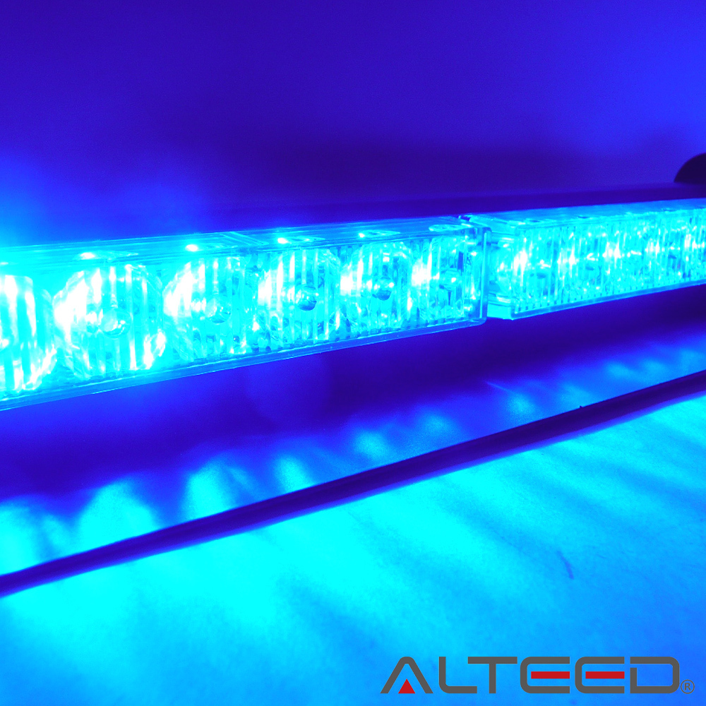 ALTEED/aru tea doLED light bar blue color luminescence 12LED for automobile flash pa playing cards light 12V24V combined use 